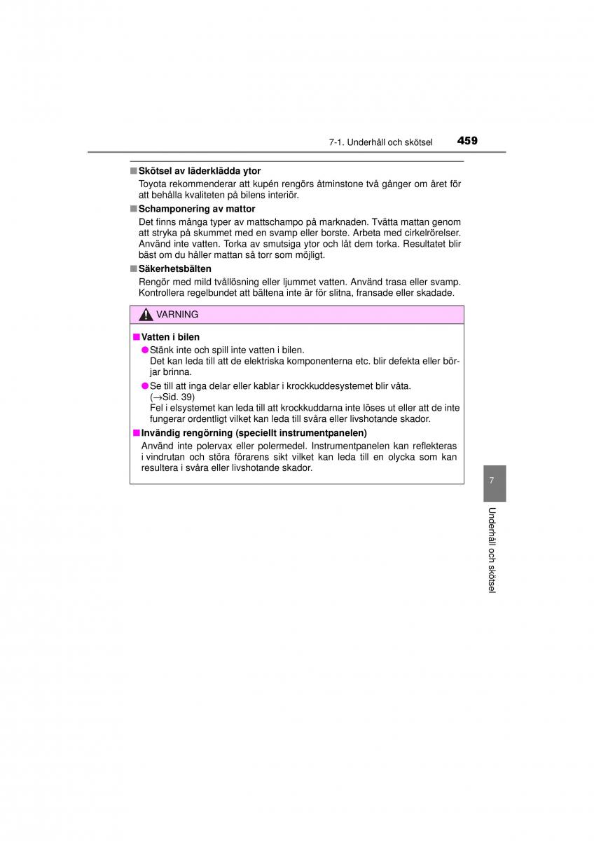 Toyota RAV4 IV 4 instruktionsbok / page 459