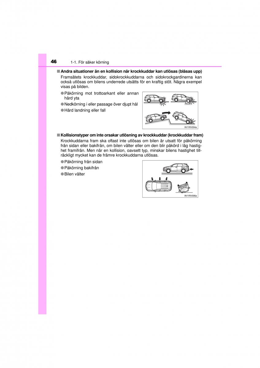 Toyota RAV4 IV 4 instruktionsbok / page 46