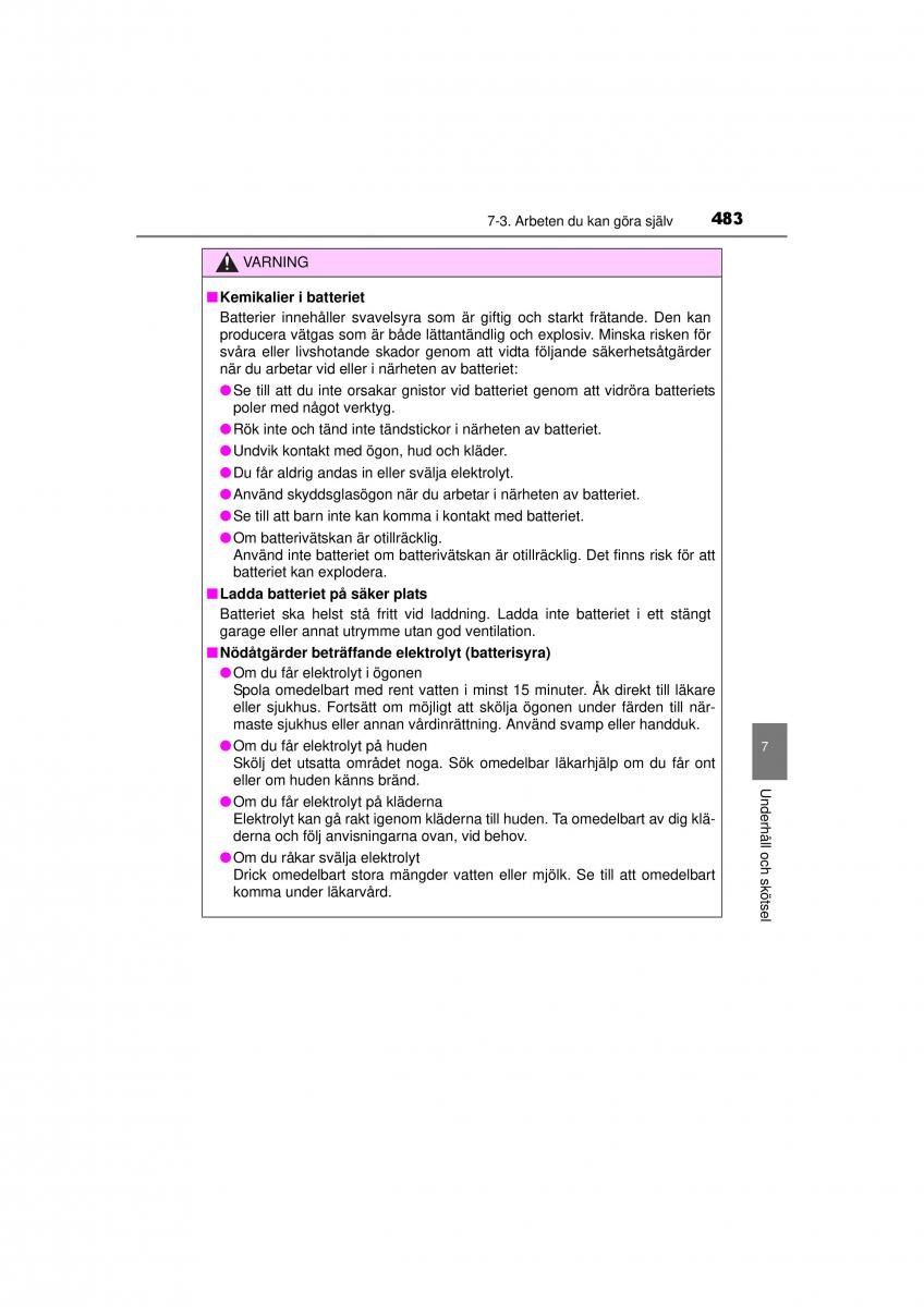 Toyota RAV4 IV 4 instruktionsbok / page 483