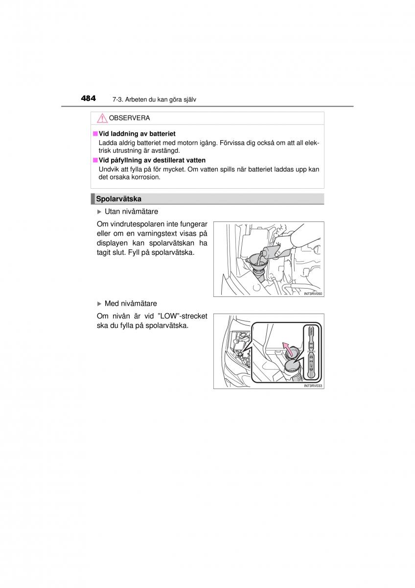 Toyota RAV4 IV 4 instruktionsbok / page 484