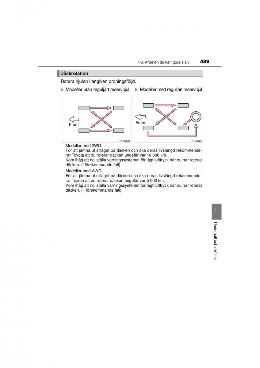 Toyota RAV4 IV 4 instruktionsbok / page 489