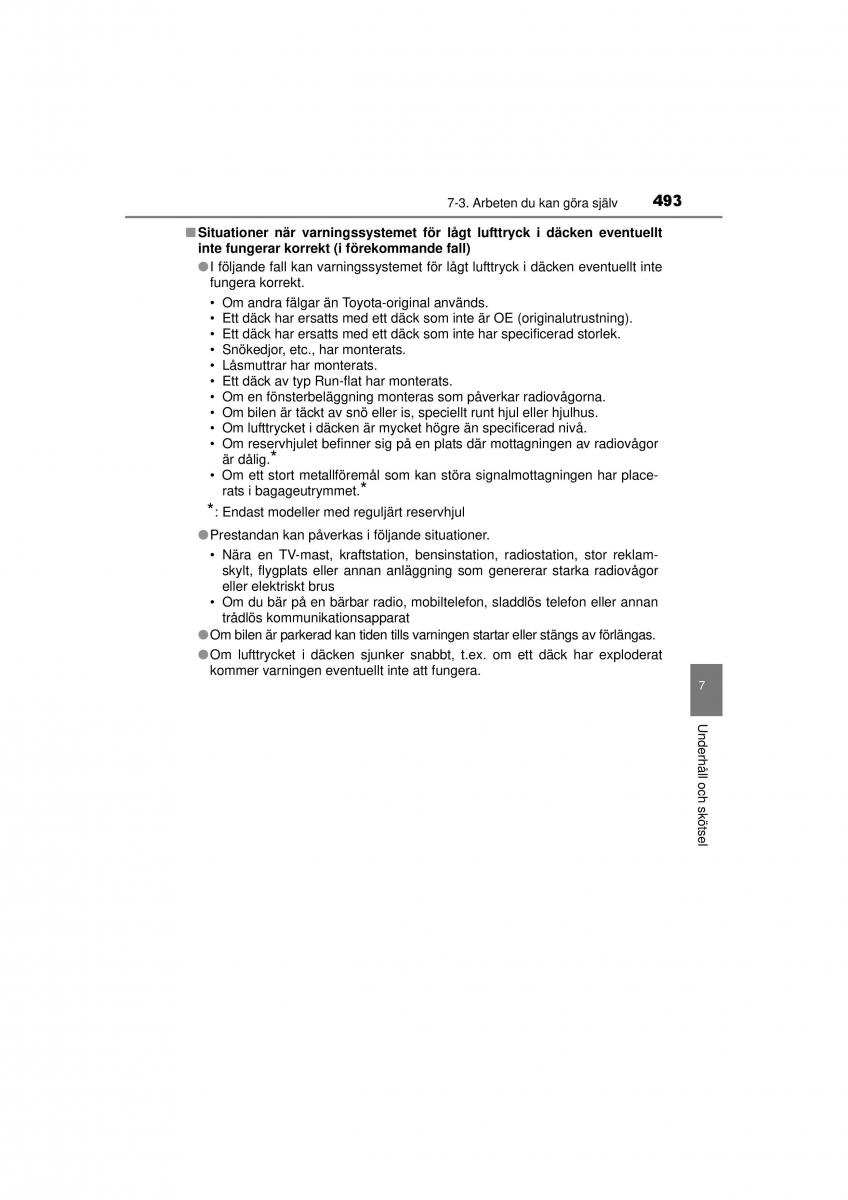 Toyota RAV4 IV 4 instruktionsbok / page 493