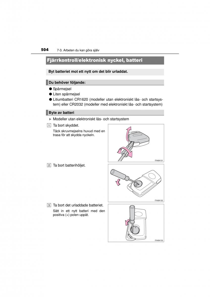 Toyota RAV4 IV 4 instruktionsbok / page 504