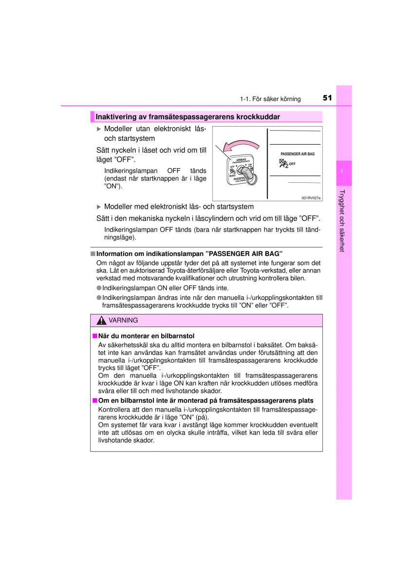 Toyota RAV4 IV 4 instruktionsbok / page 51