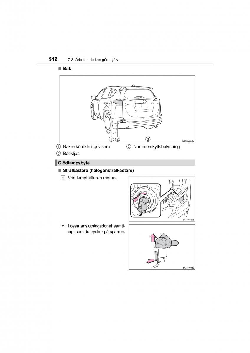 Toyota RAV4 IV 4 instruktionsbok / page 512