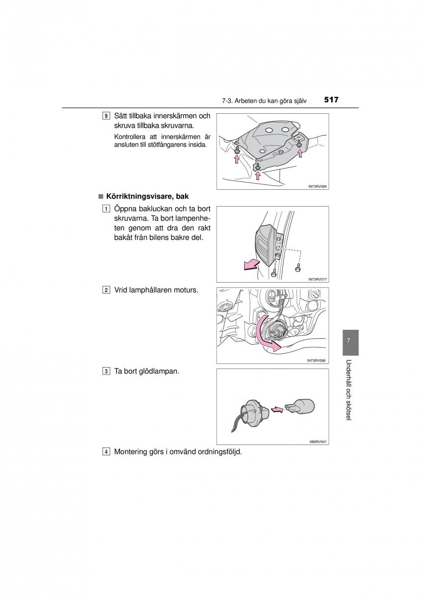 Toyota RAV4 IV 4 instruktionsbok / page 517