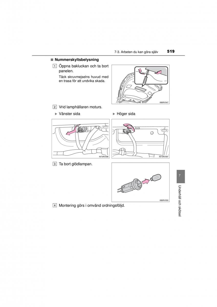 Toyota RAV4 IV 4 instruktionsbok / page 519