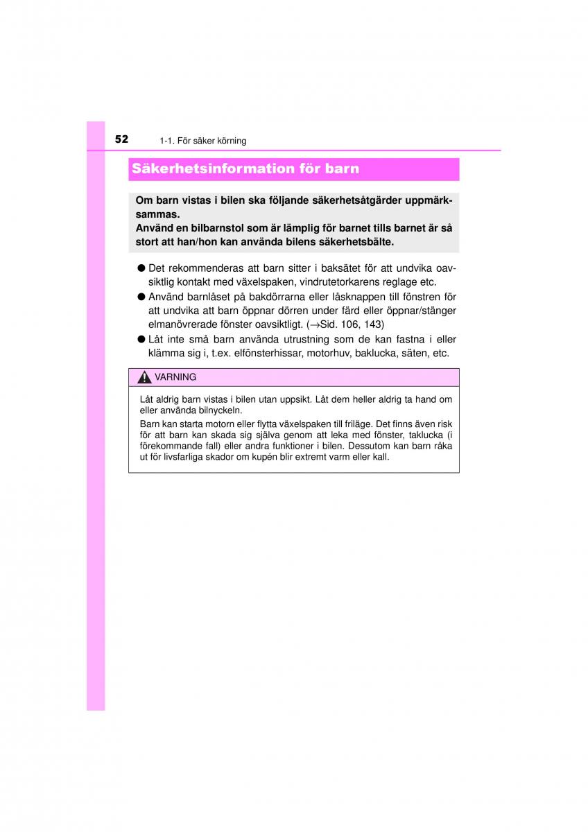 Toyota RAV4 IV 4 instruktionsbok / page 52