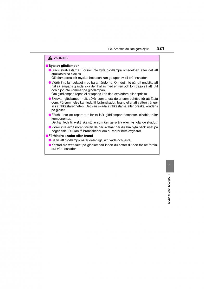 Toyota RAV4 IV 4 instruktionsbok / page 521