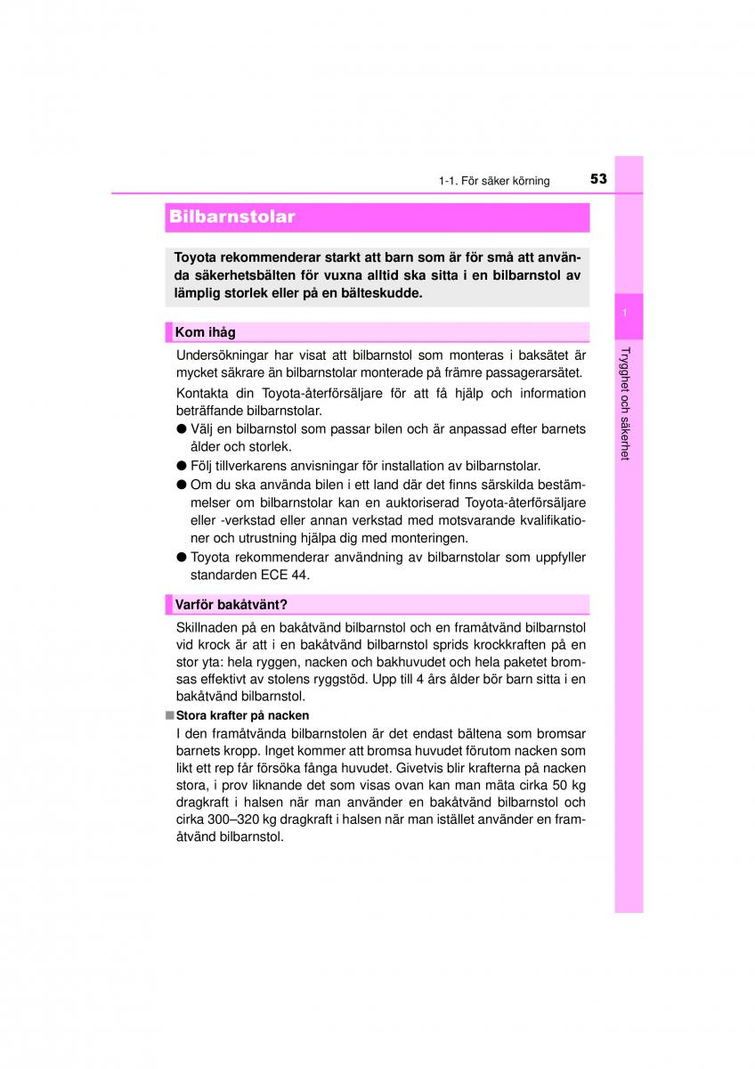 Toyota RAV4 IV 4 instruktionsbok / page 53