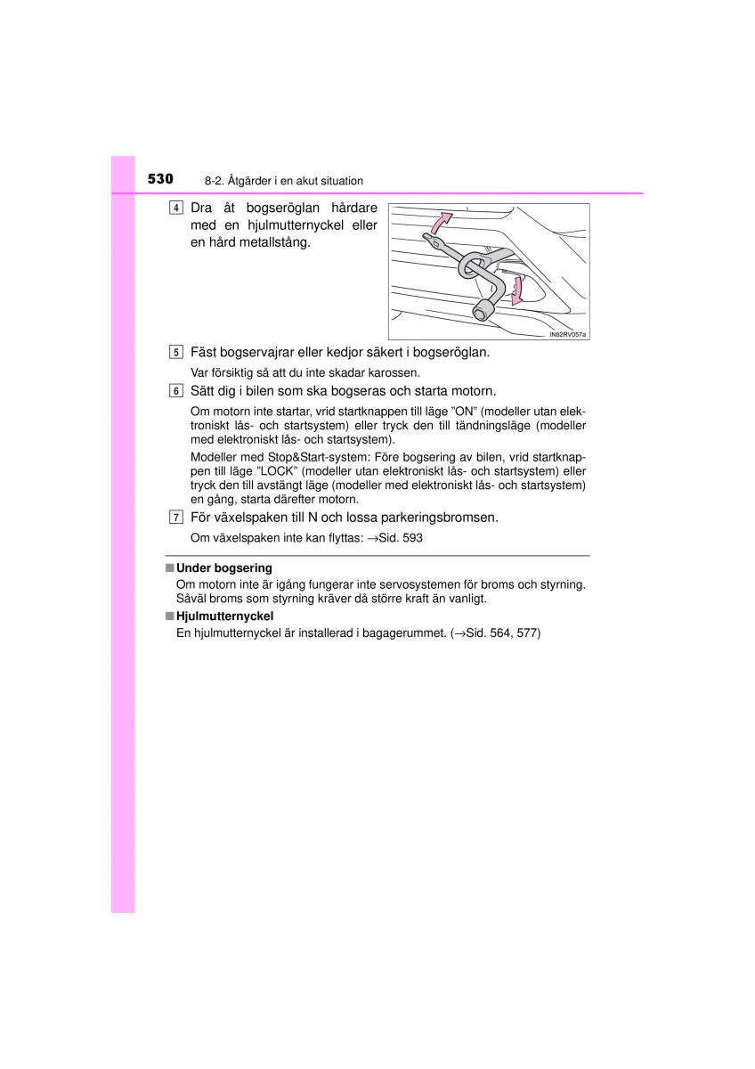 Toyota RAV4 IV 4 instruktionsbok / page 530