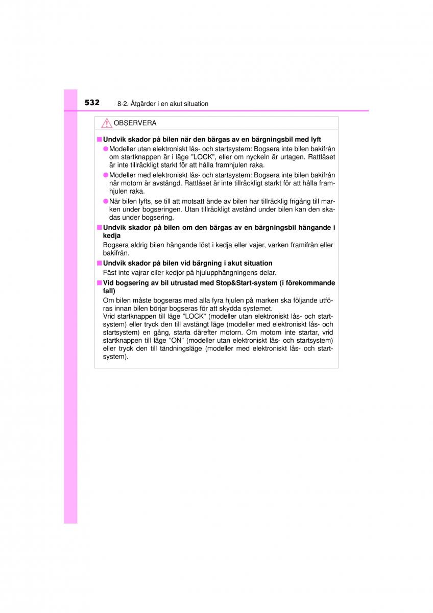 Toyota RAV4 IV 4 instruktionsbok / page 532