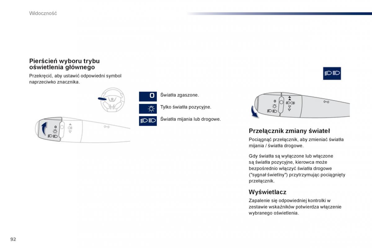 Peugeot 301 instrukcja obslugi / page 94