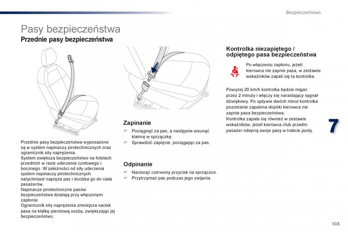 Peugeot 301 instrukcja obslugi / page 105