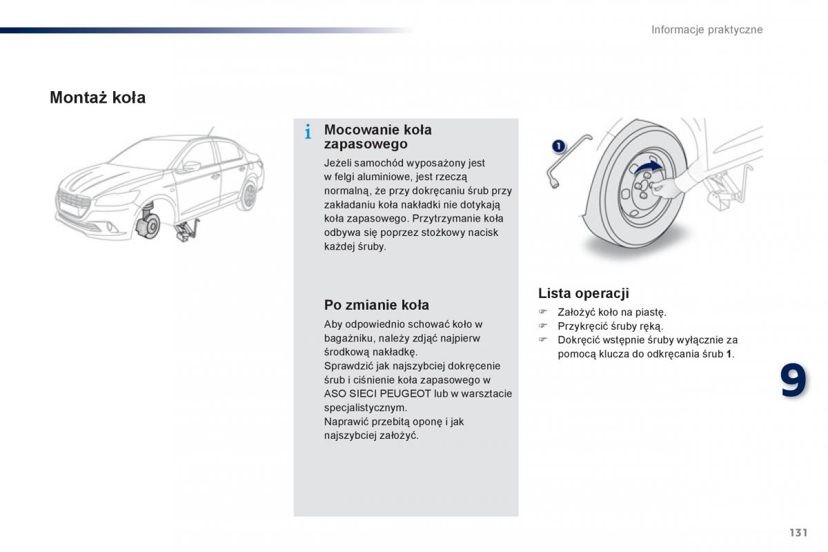 Peugeot 301 instrukcja obslugi / page 133