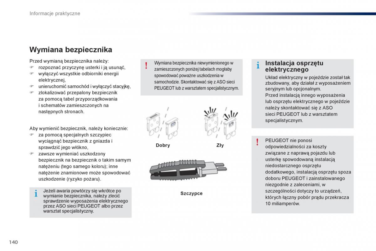 Peugeot 301 instrukcja obslugi / page 142