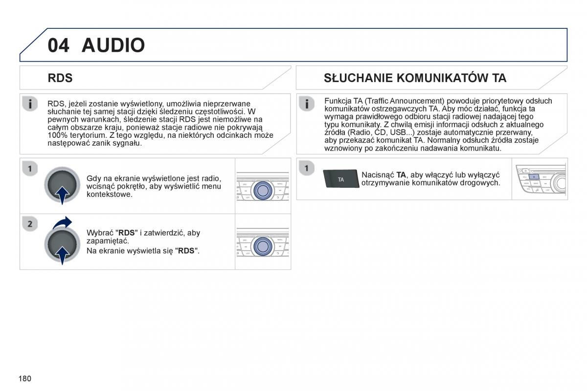 Peugeot 301 instrukcja obslugi / page 182