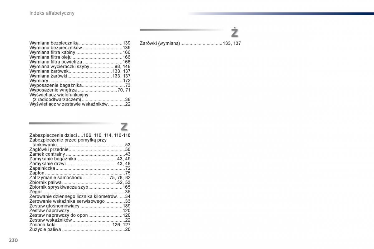 Peugeot 301 instrukcja obslugi / page 232