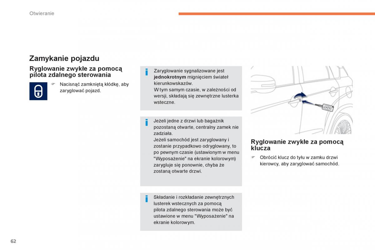 Peugeot 4008 instrukcja obslugi / page 64