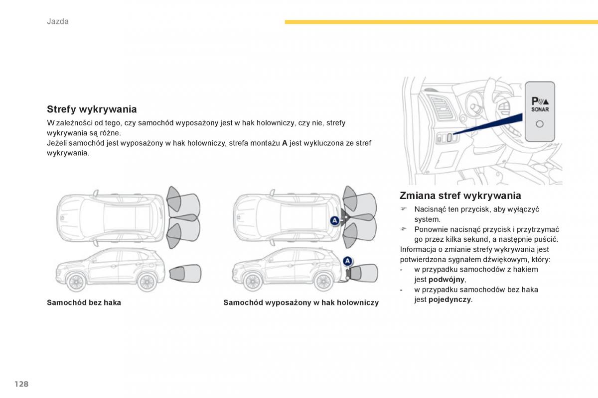 Peugeot 4008 instrukcja obslugi / page 130