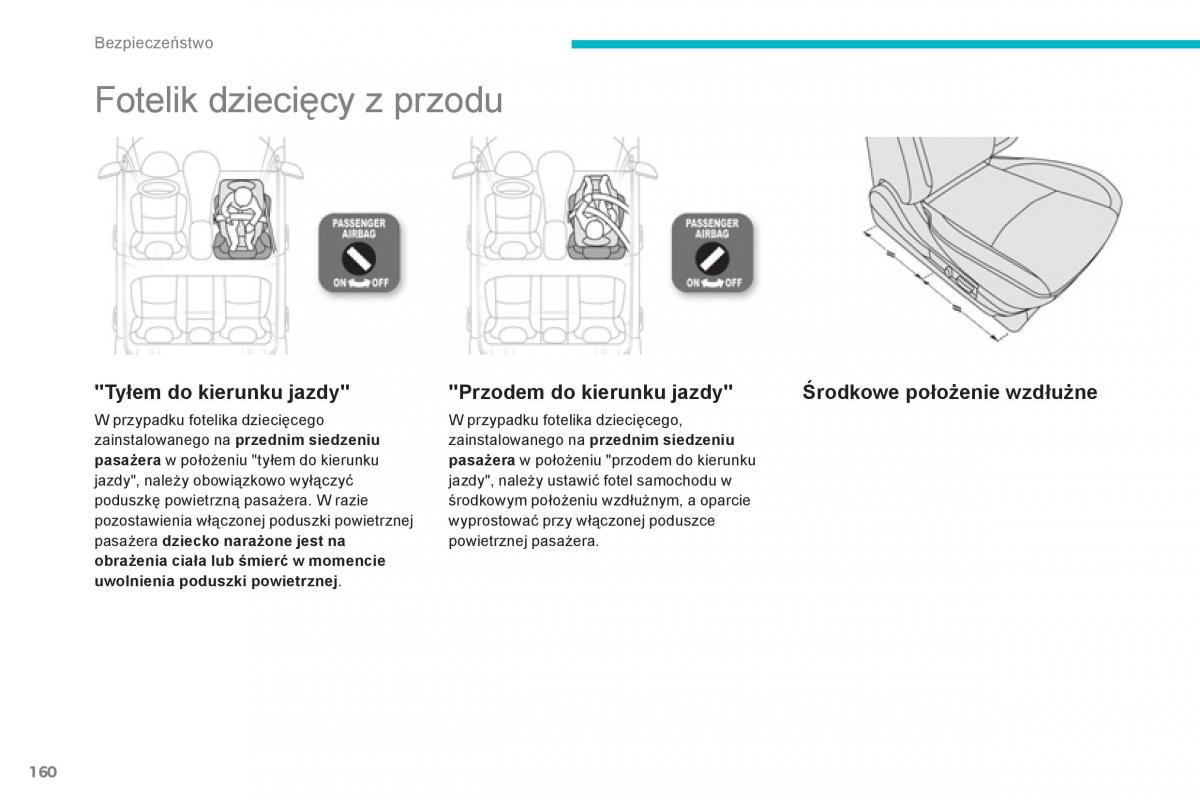 Peugeot 4008 instrukcja obslugi / page 162