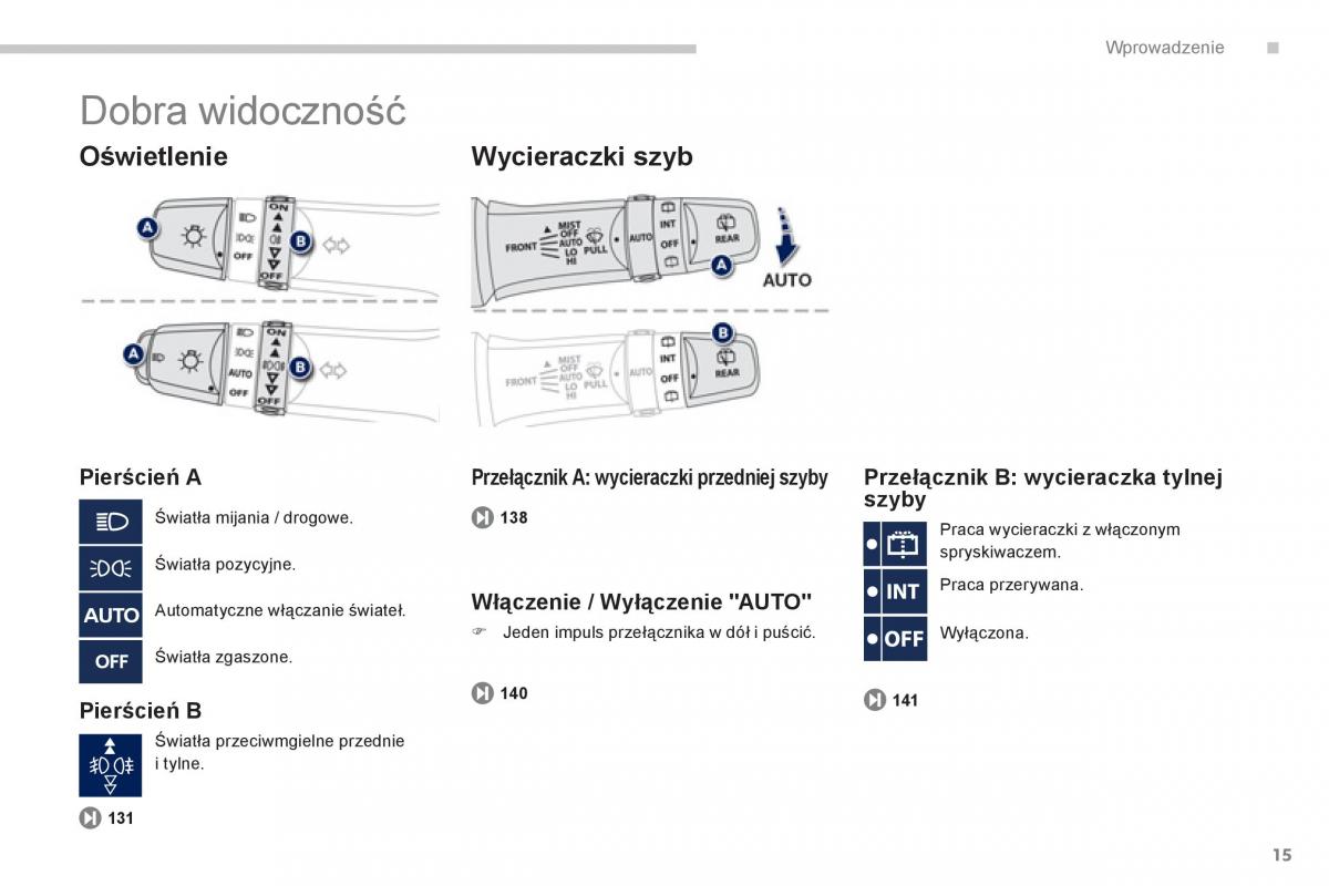 Peugeot 4008 instrukcja obslugi / page 17