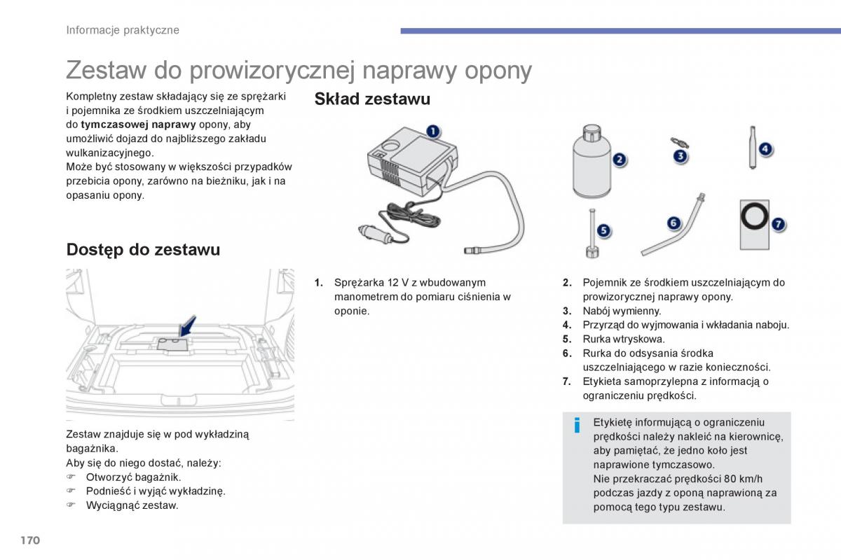 Peugeot 4008 instrukcja obslugi / page 172