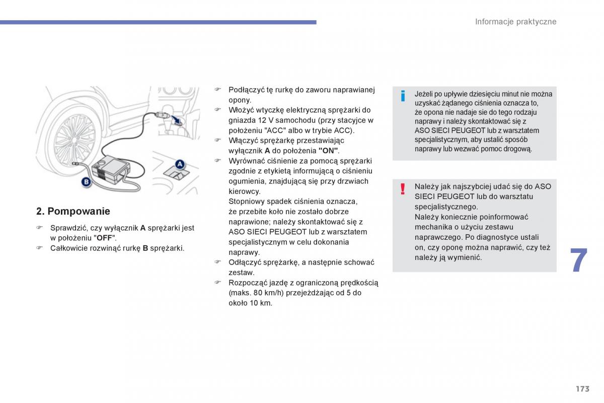 Peugeot 4008 instrukcja obslugi / page 175