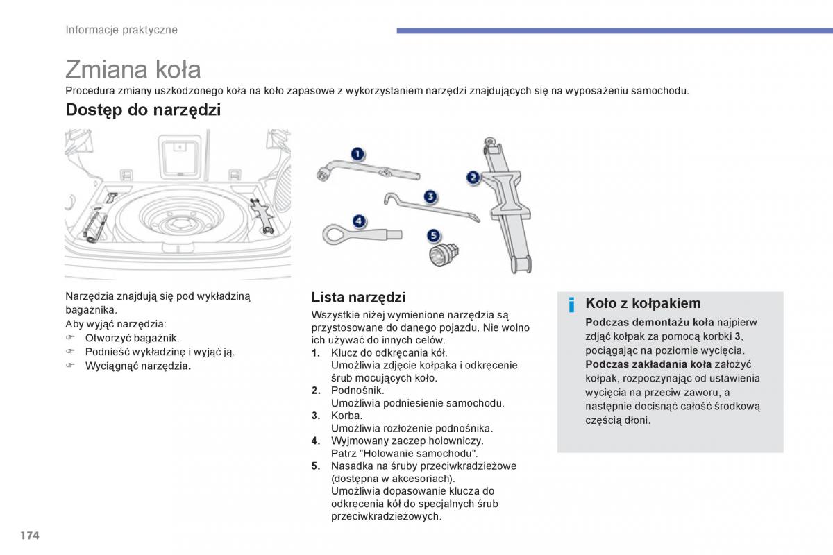 Peugeot 4008 instrukcja obslugi / page 176