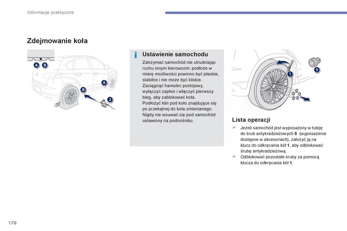 Peugeot 4008 instrukcja obslugi / page 178