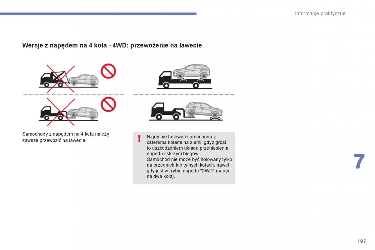 Peugeot 4008 instrukcja obslugi / page 199