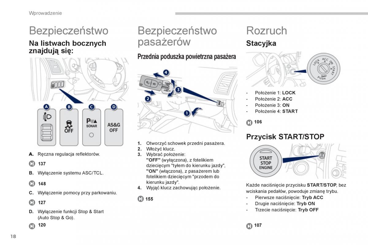 Peugeot 4008 instrukcja obslugi / page 20