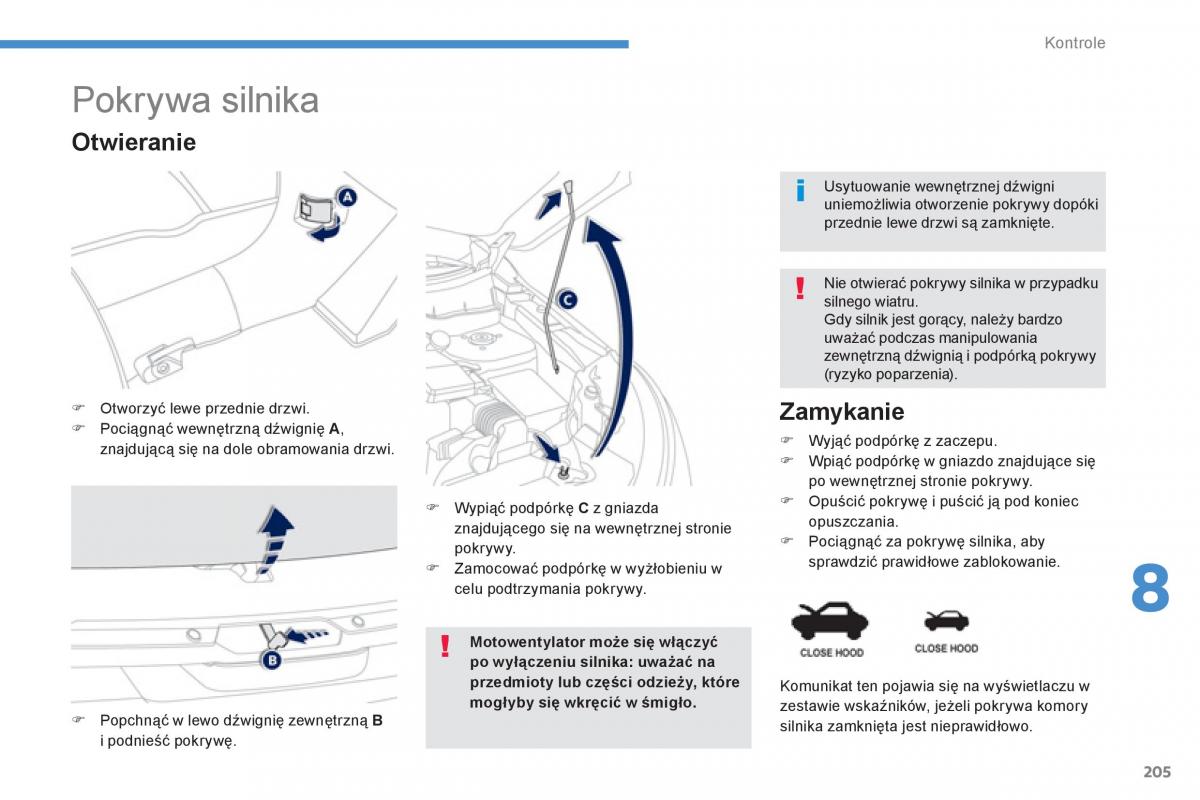 Peugeot 4008 instrukcja obslugi / page 207