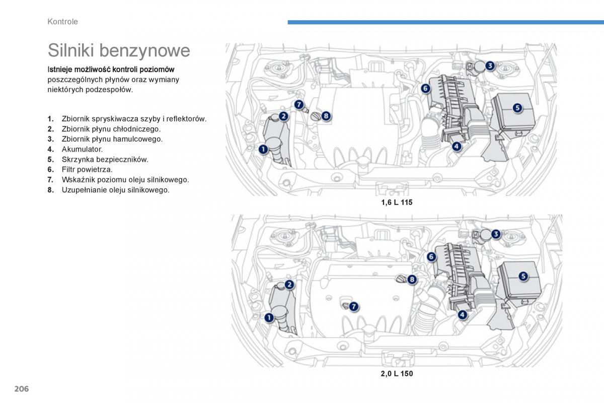 Peugeot 4008 instrukcja obslugi / page 208