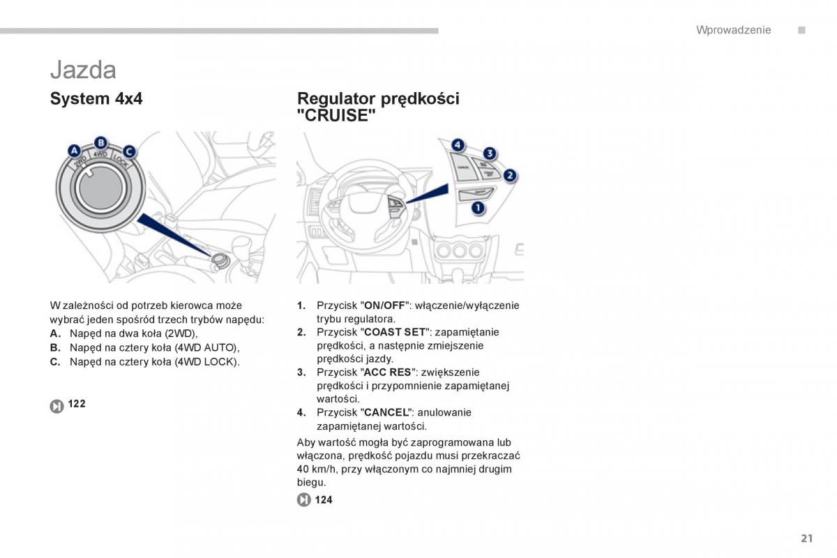 Peugeot 4008 instrukcja obslugi / page 23