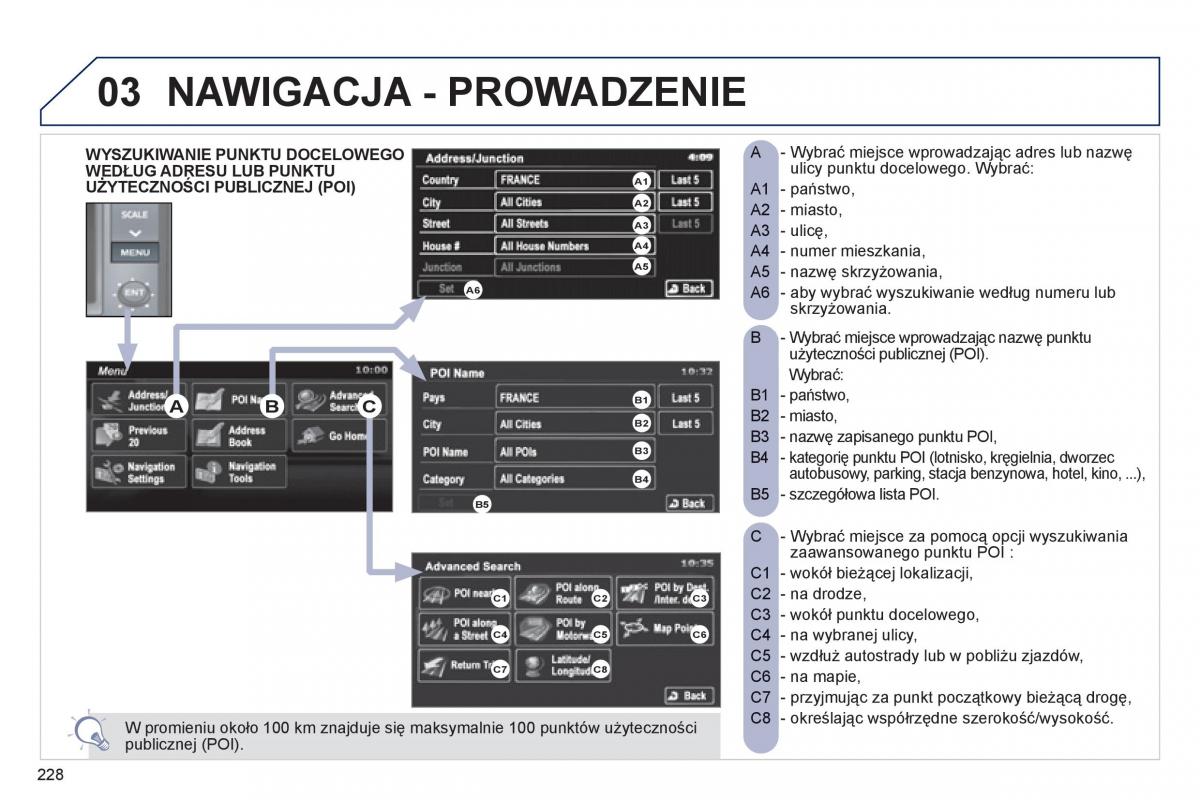 Peugeot 4008 instrukcja obslugi / page 230