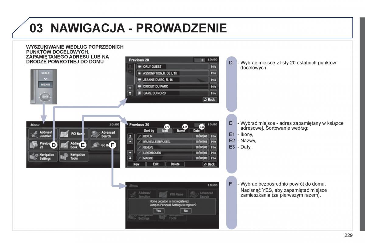 Peugeot 4008 instrukcja obslugi / page 231