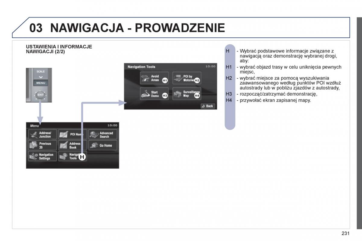 Peugeot 4008 instrukcja obslugi / page 233