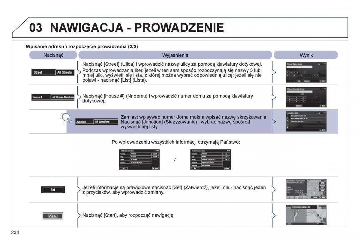 Peugeot 4008 instrukcja obslugi / page 236