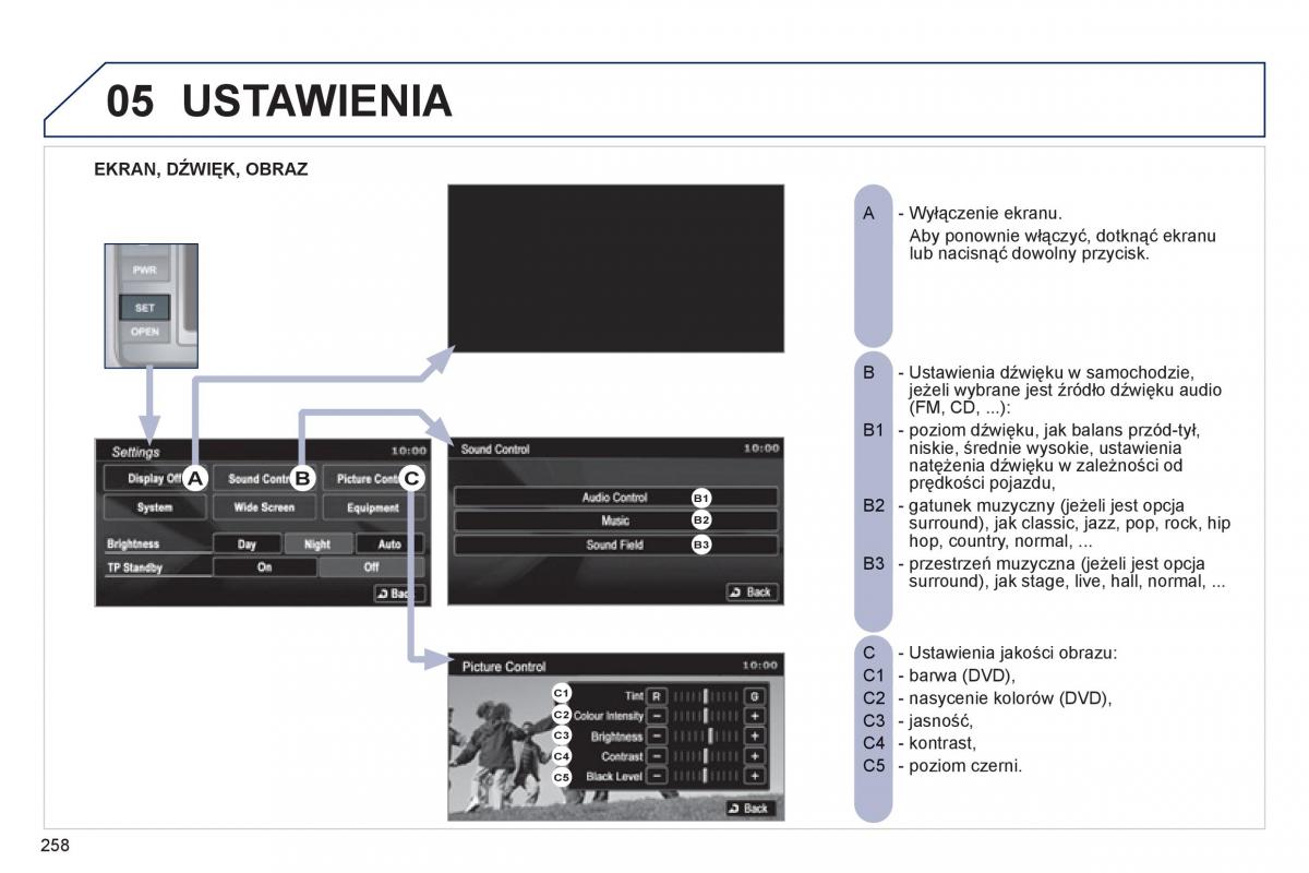 Peugeot 4008 instrukcja obslugi / page 260