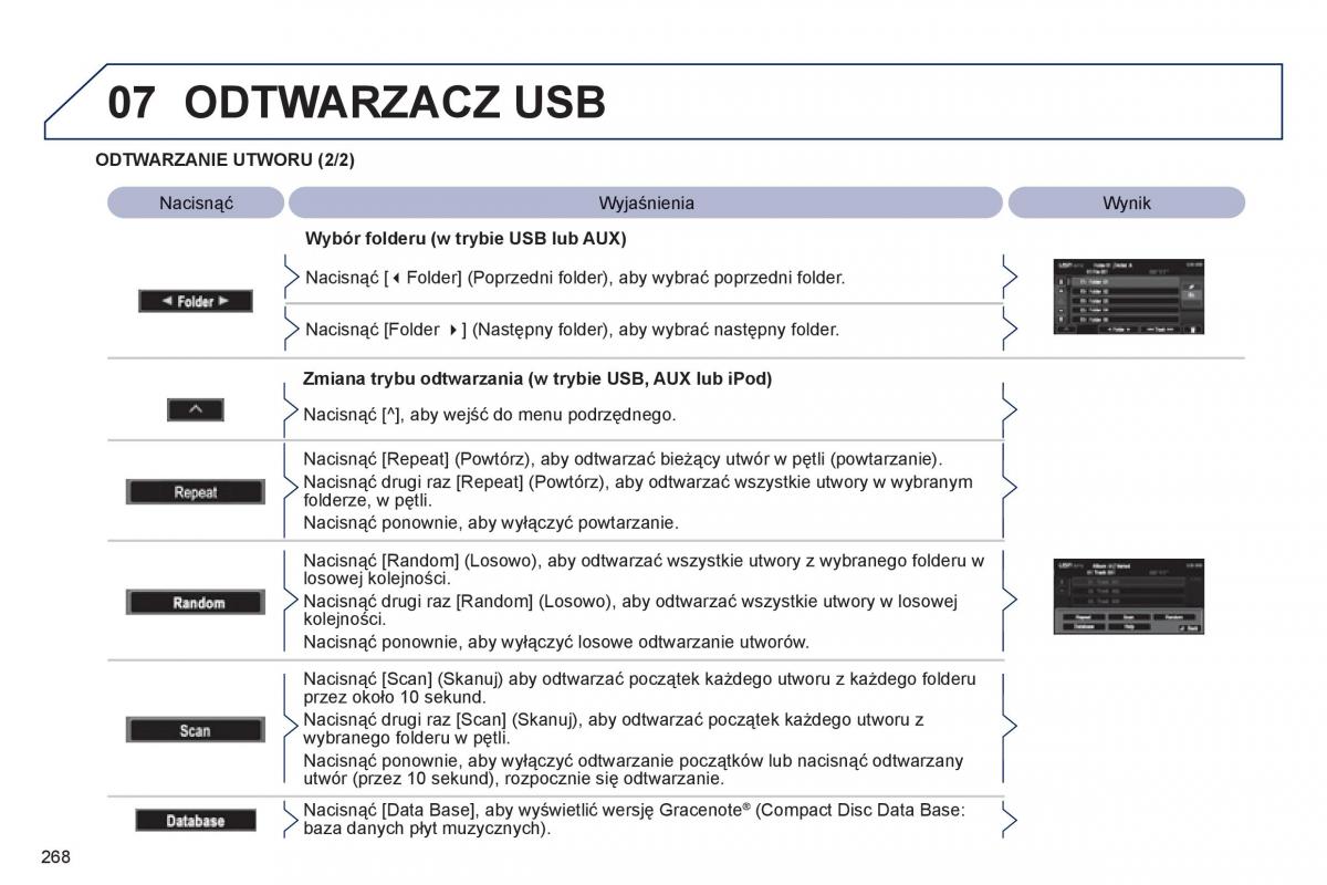 Peugeot 4008 instrukcja obslugi / page 270