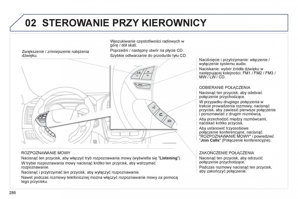 Peugeot 4008 instrukcja obslugi / page 288