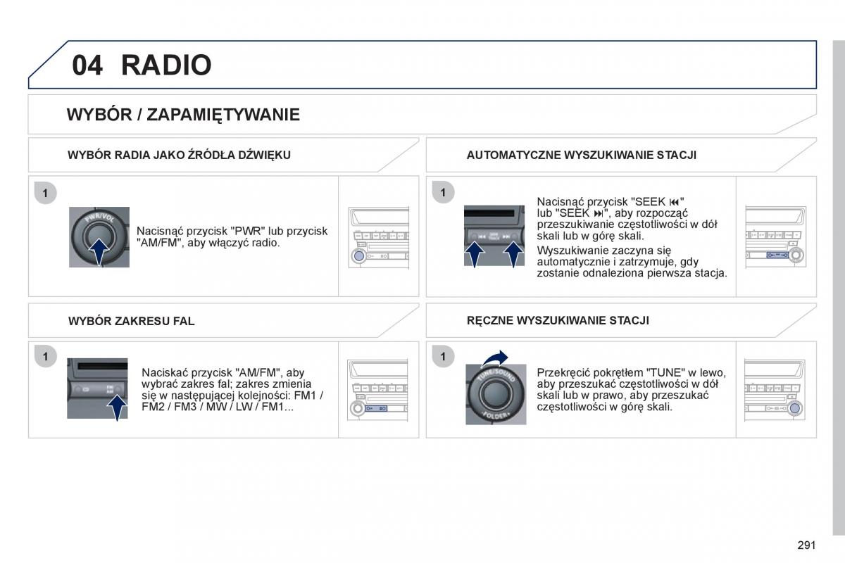 Peugeot 4008 instrukcja obslugi / page 293