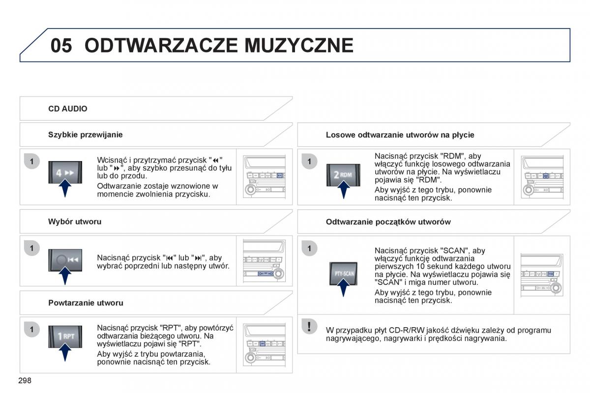 Peugeot 4008 instrukcja obslugi / page 300