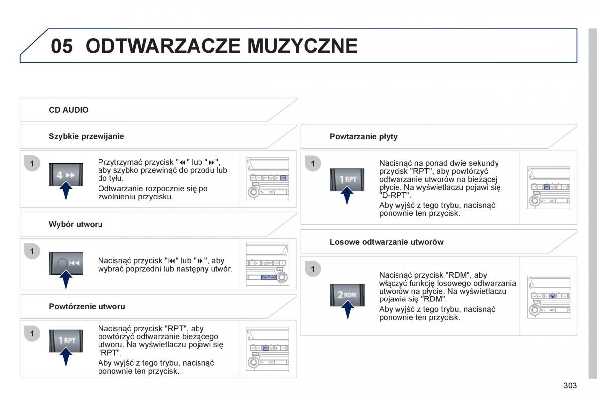 Peugeot 4008 instrukcja obslugi / page 305