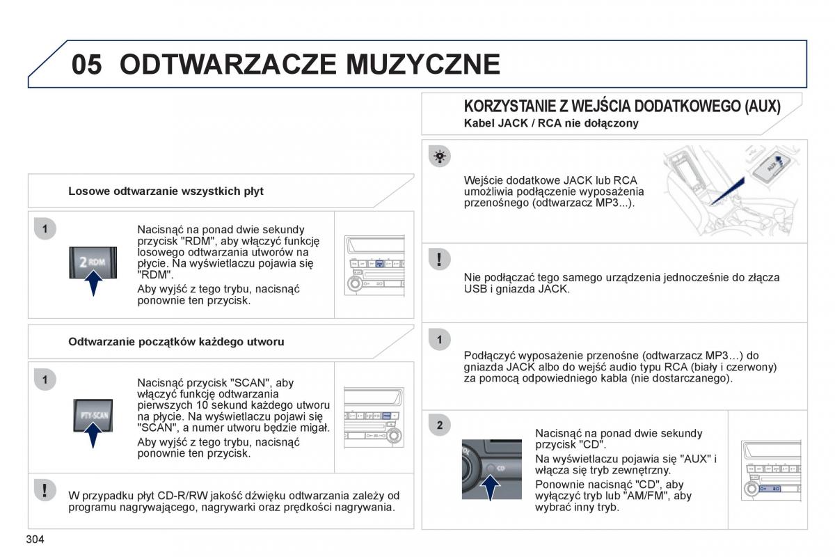 Peugeot 4008 instrukcja obslugi / page 306