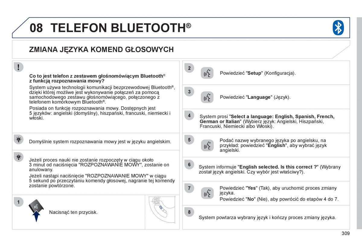 Peugeot 4008 instrukcja obslugi / page 311