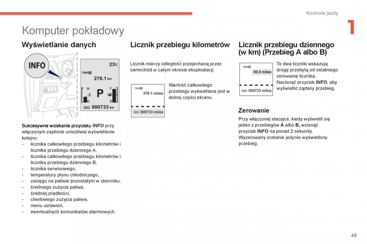 Peugeot 4008 instrukcja obslugi / page 45