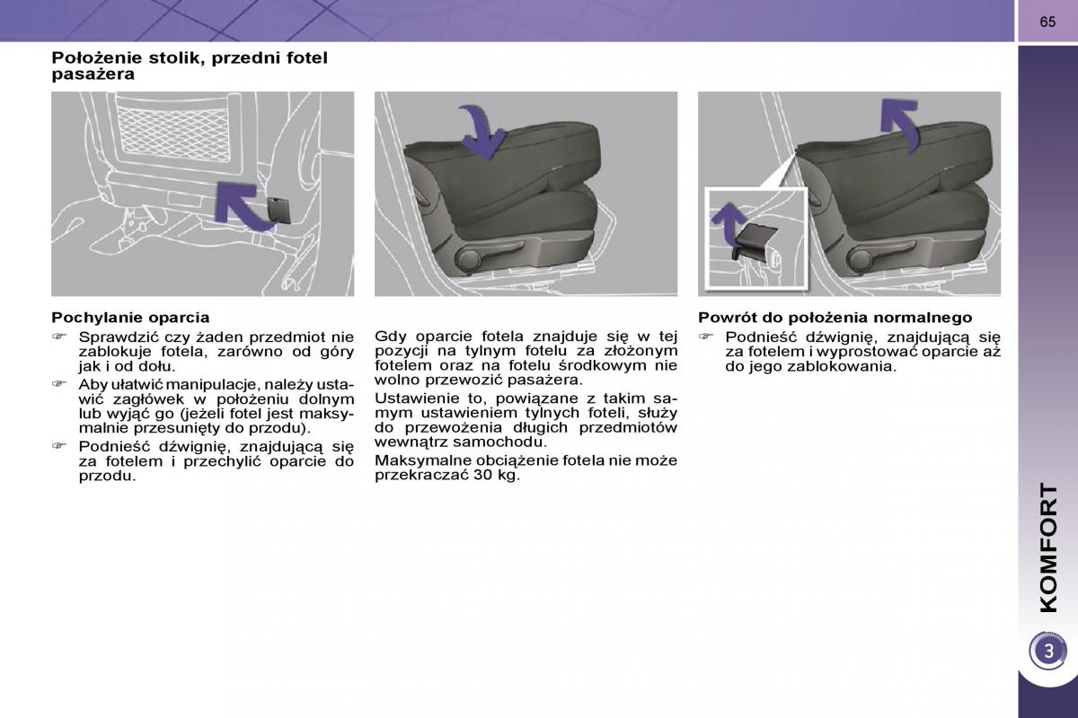 Peugeot 3008 instrukcja obslugi / page 62