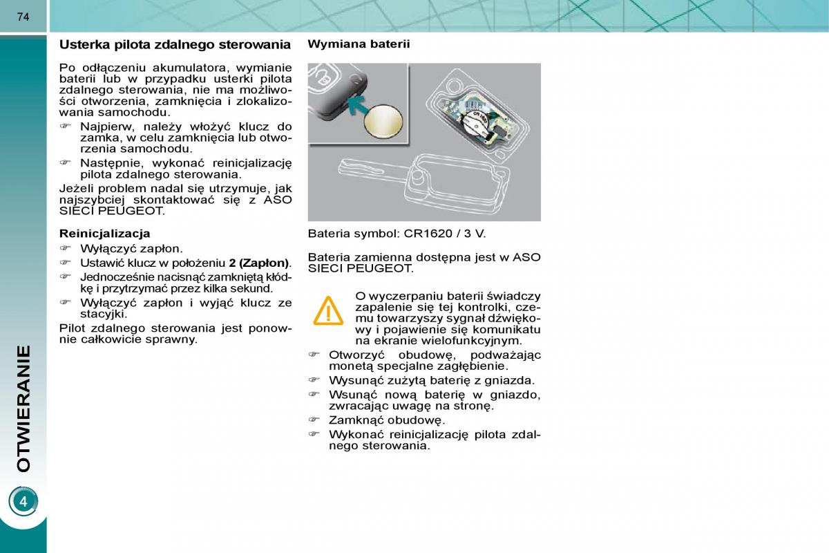 Peugeot 3008 instrukcja obslugi / page 71